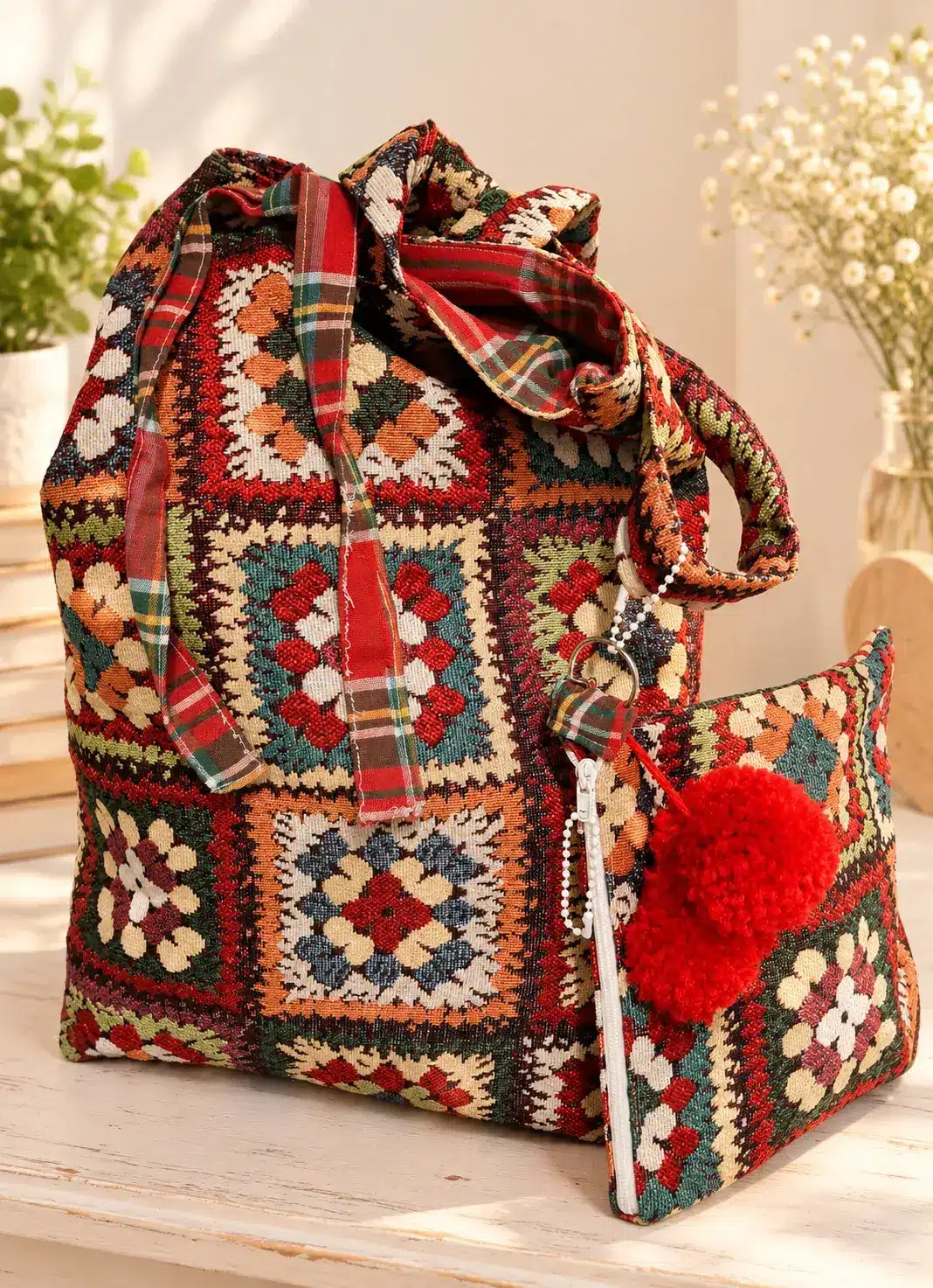 1.-Bolso bohemio con monedero - Cod BM01 WEB