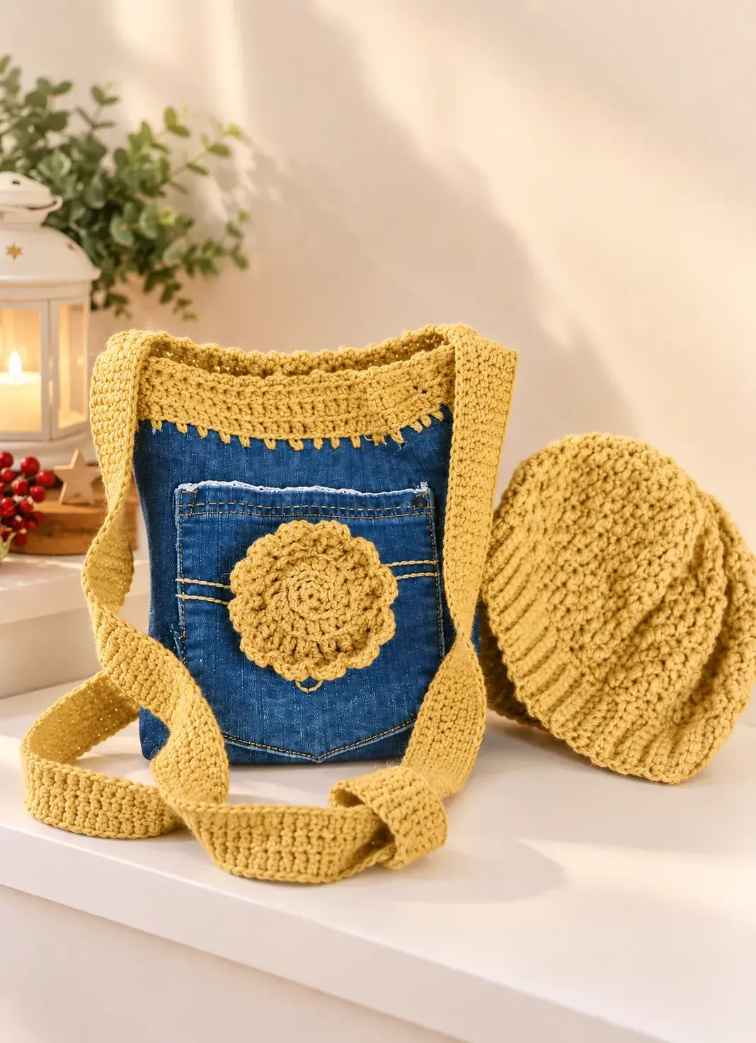 5.-Bolso vaquero y gorro de crochet cálido WEB